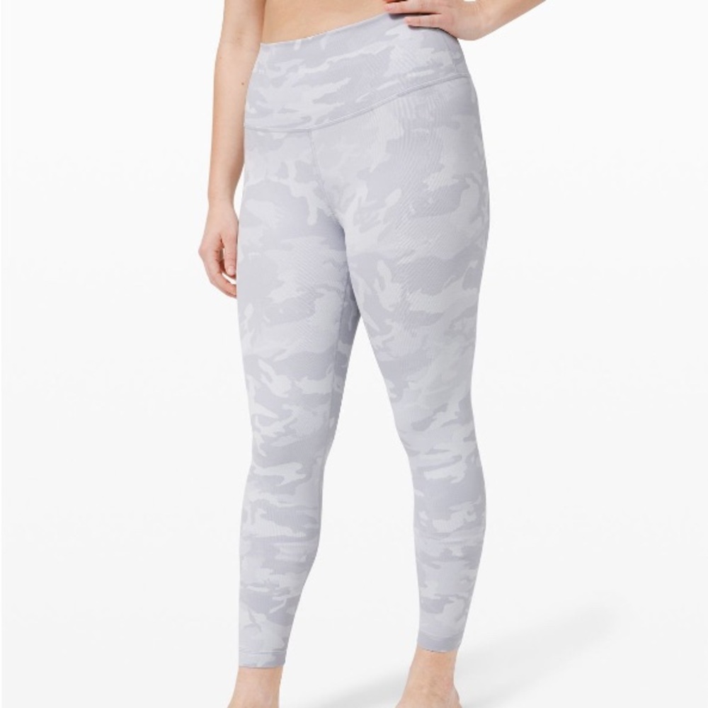 Lululemon Wunder Under High-Rise Incognito Camo Jacquard Apline White Starlight